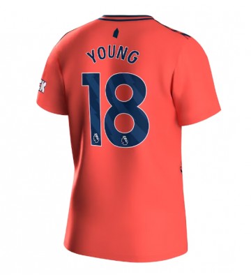 Everton Ashley Young #18 Vieraspaita 2023-24 Lyhyet Hihat